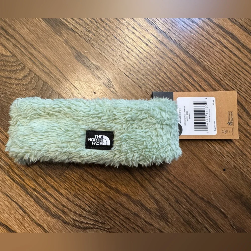 The North Face Kids' Suave Oso Earband, misty sage, NWT